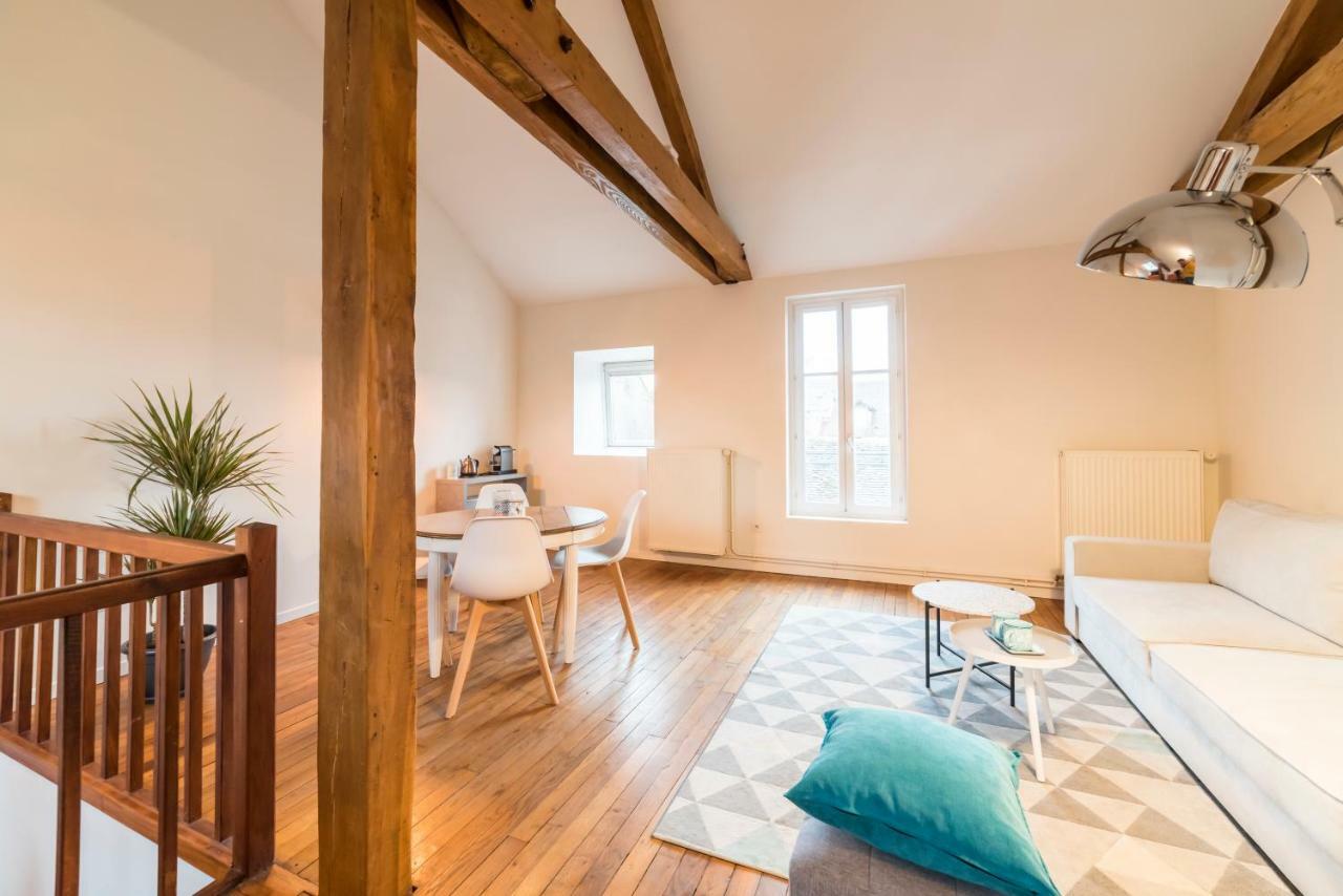 Newcenter Duplex Appartement Auxerre Buitenkant foto